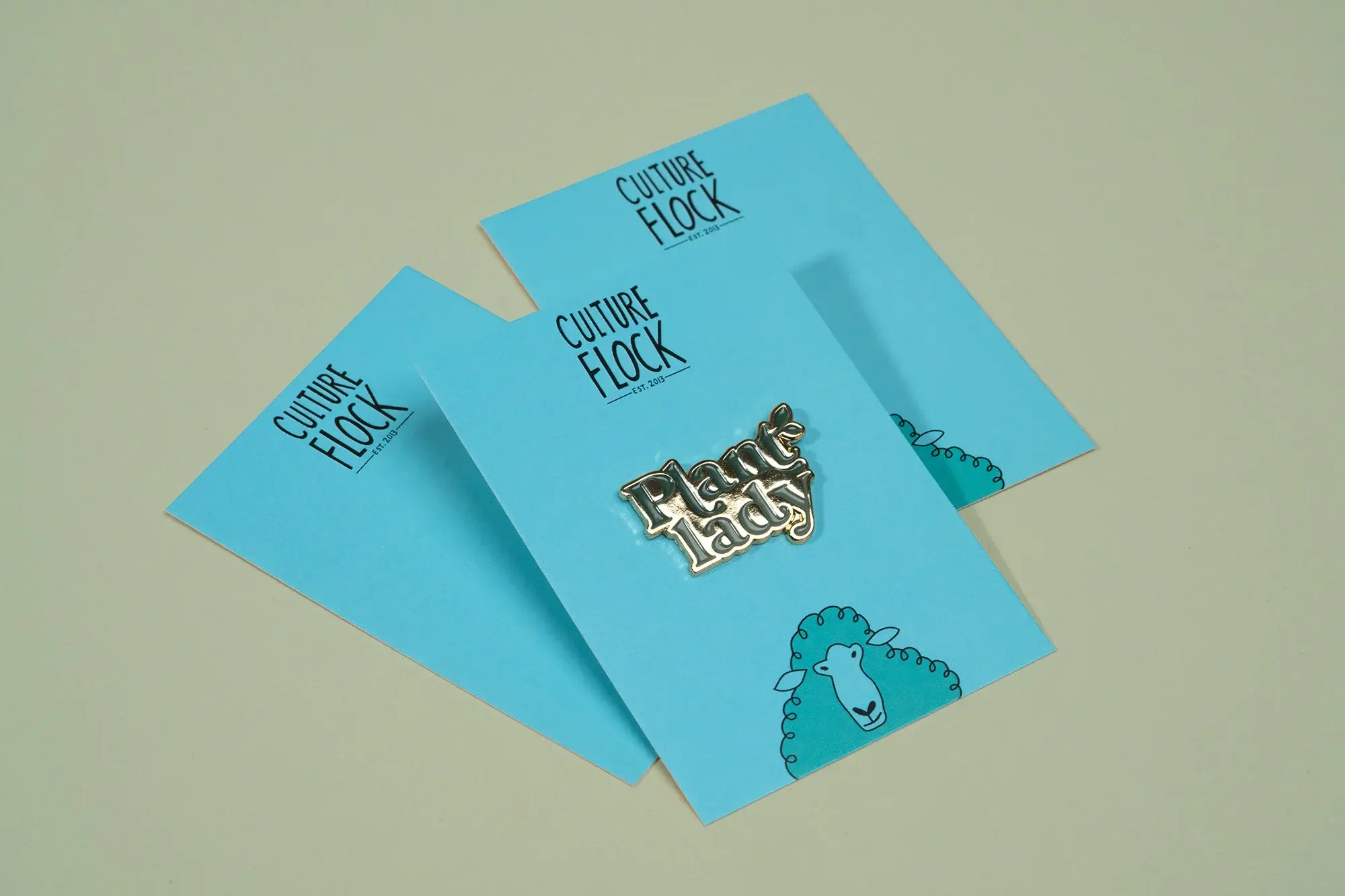 Custom printed backing cards